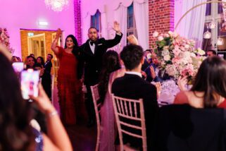 Wedding reception at Offley place