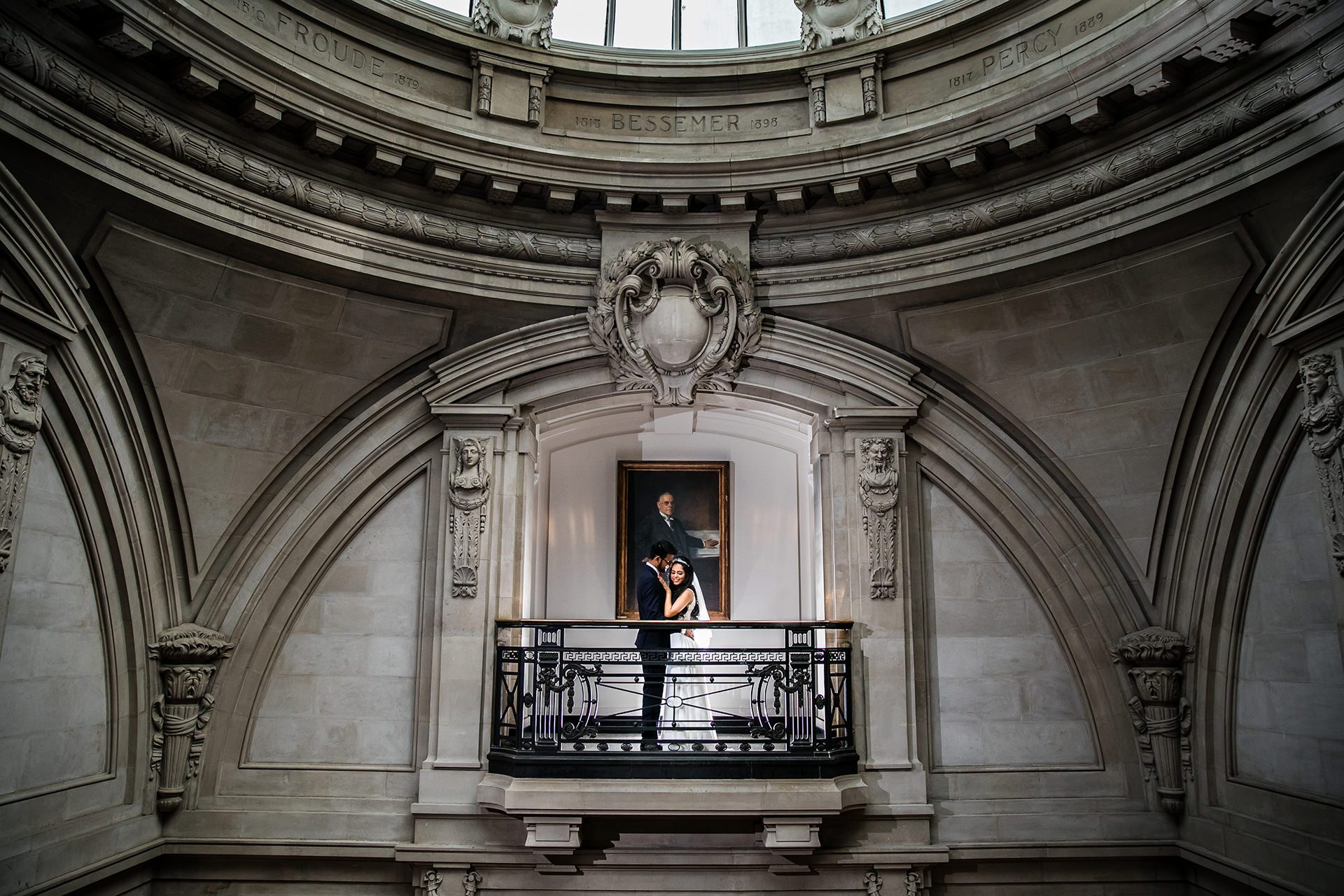 Wedding Portrait at One Great George Street