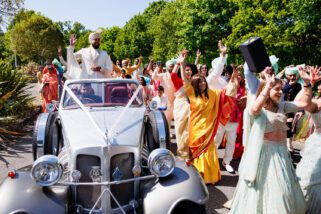 Hindu wedding procession