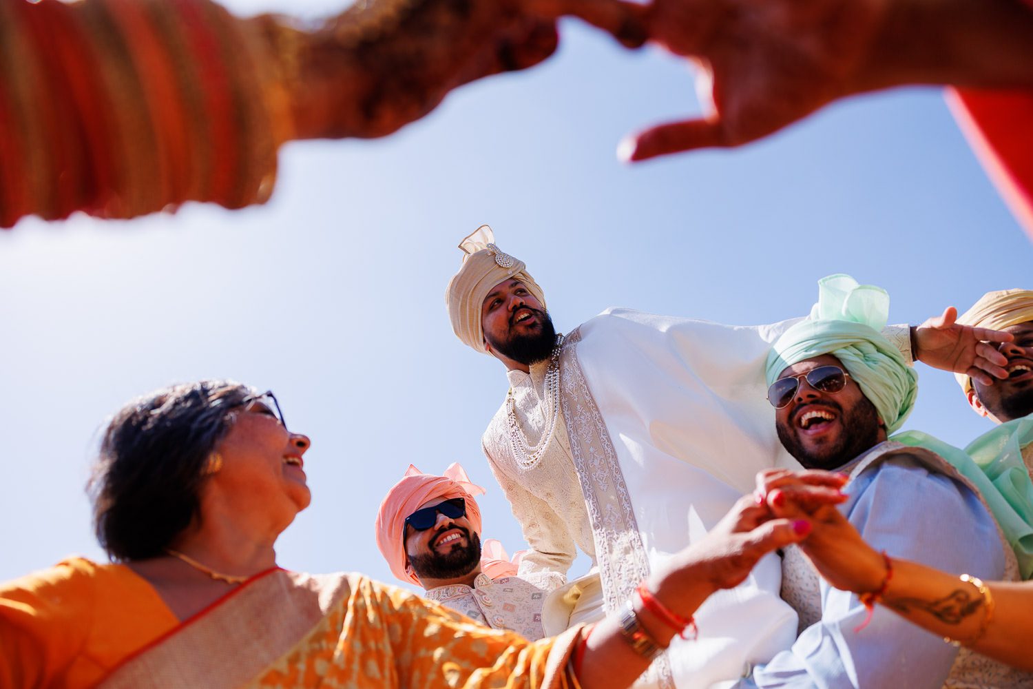 Hindu wedding procession