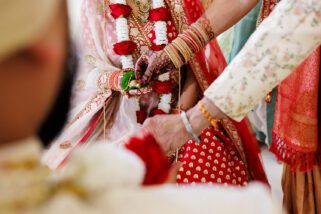 Hindu wedding ceremony at Oshwal centre