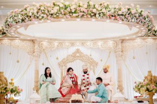 Hindu wedding ceremony at Oshwal centre
