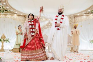 Hindu wedding ceremony at Oshwal centre