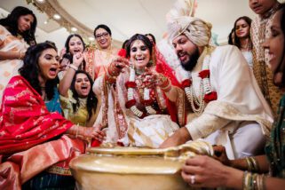 Koda Kodi game during Asian wedding