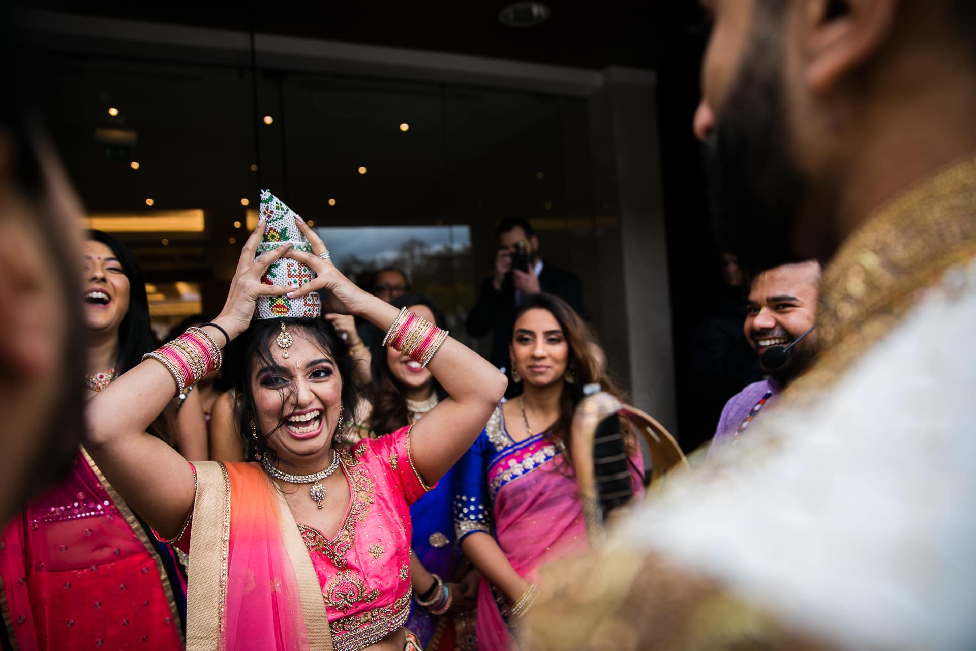 Hindu Wedding welcoming ceremony