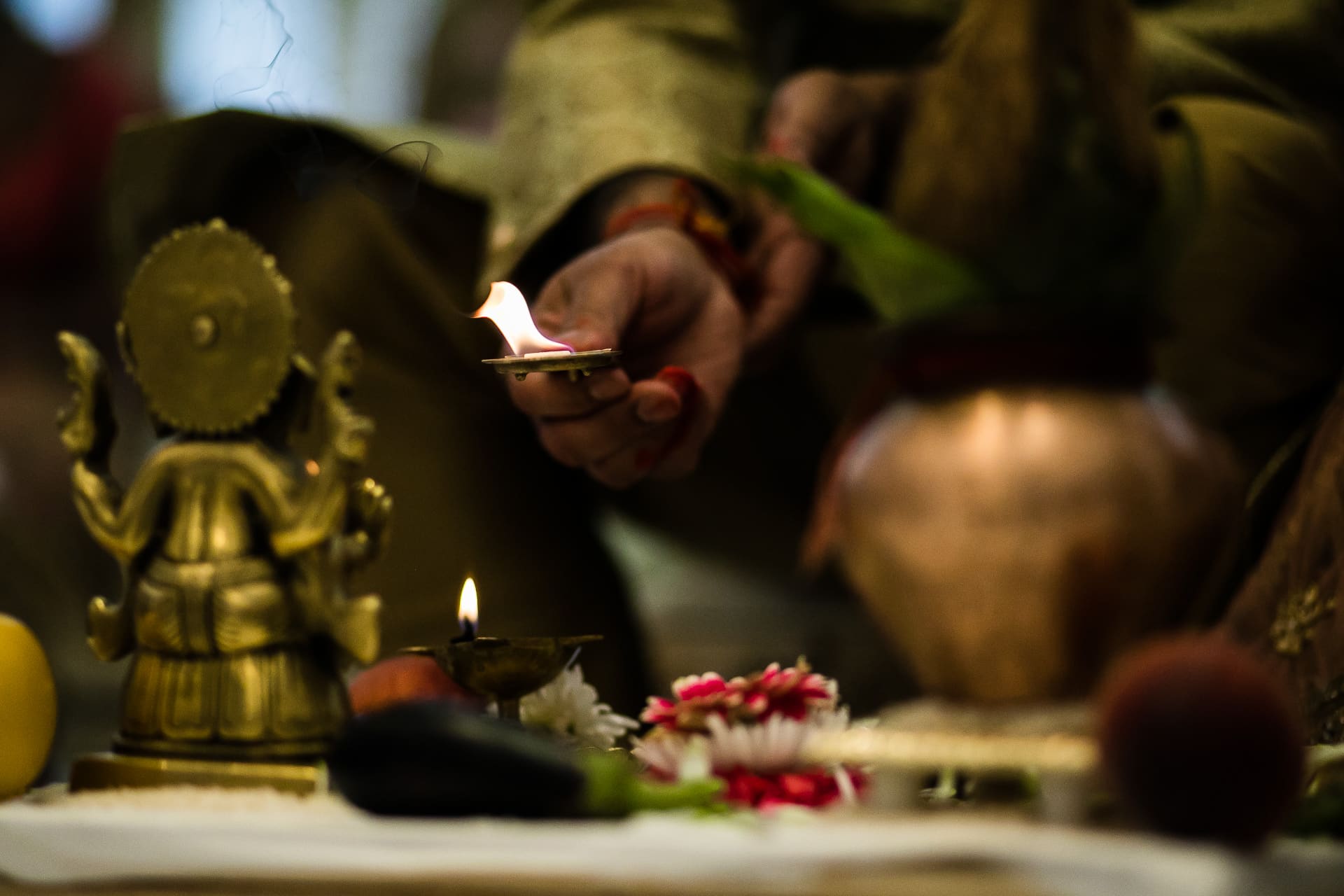 Ganesh Pooja ceremony 