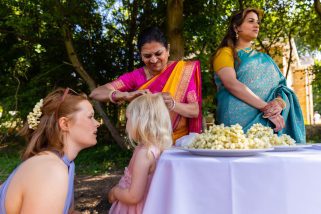 Asian wedding ceremony