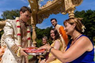 Fusion asian wedding ceremony