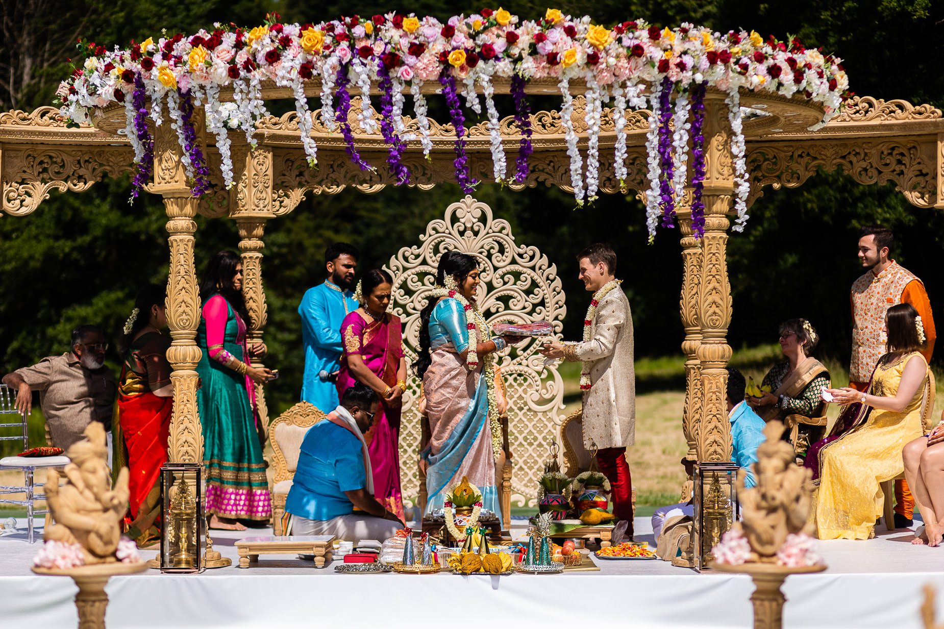 Hindu wedding at Ponsbourne Park hotel