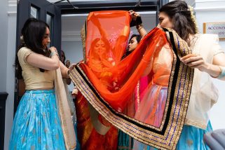 Arrival of the bride