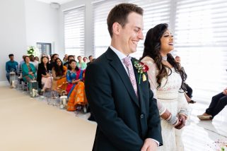 Civil wedding at Ponsbourne Park hotel