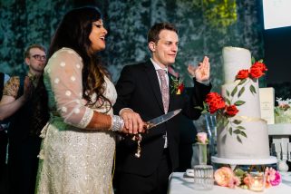 Cake cutting ceremony