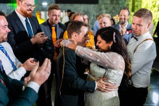 Reception party at Ponsbourne Park hotel, Asian wedding