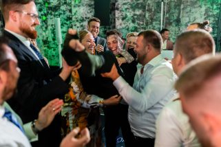 Reception party at Ponsbourne Park hotel, Asian wedding