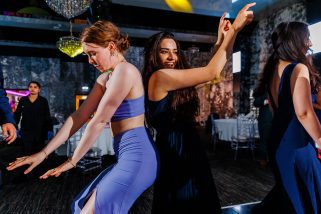 Reception party at Ponsbourne Park hotel, Asian wedding