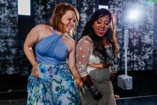 Reception party at Ponsbourne Park hotel, Asian wedding