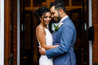 Asian wedding civil portrait