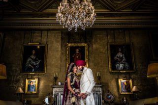Wedding portrait at Syon house