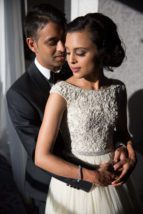 Wedding couple portrait