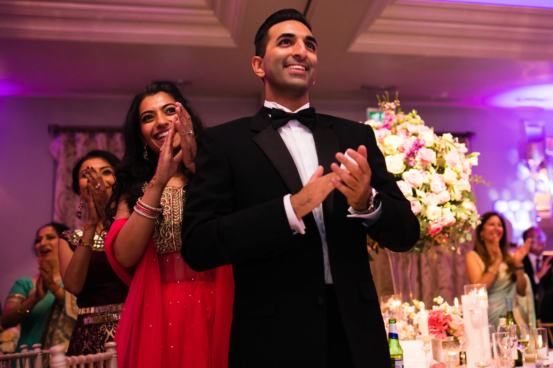 Indian wedding guests