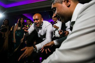 Wedding reception party at Sopwell House in St Albans, UK