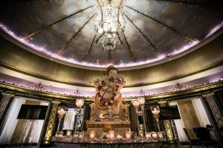 Jay and I Ganesh setup at The Dorchester Hotel