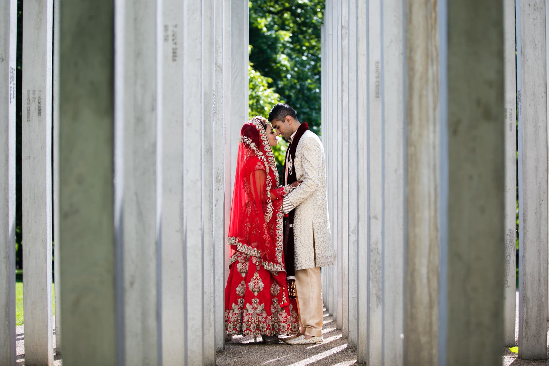 Asian wedding portrait