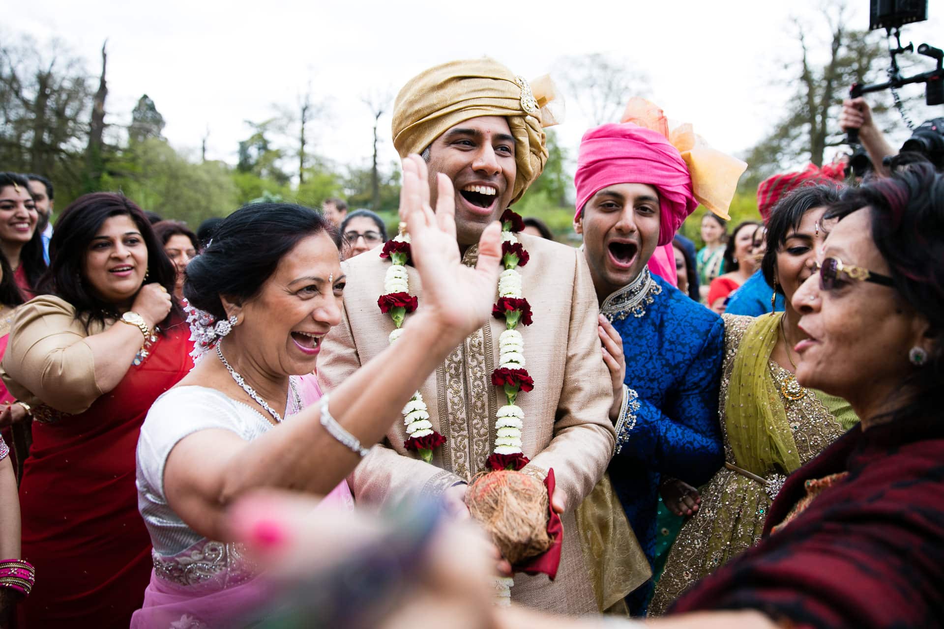 Asian Wedding welcoming ceremony