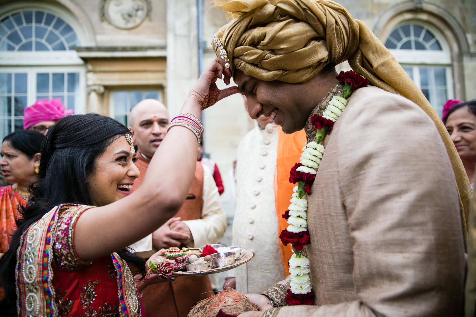 Asian Wedding welcoming ceremony