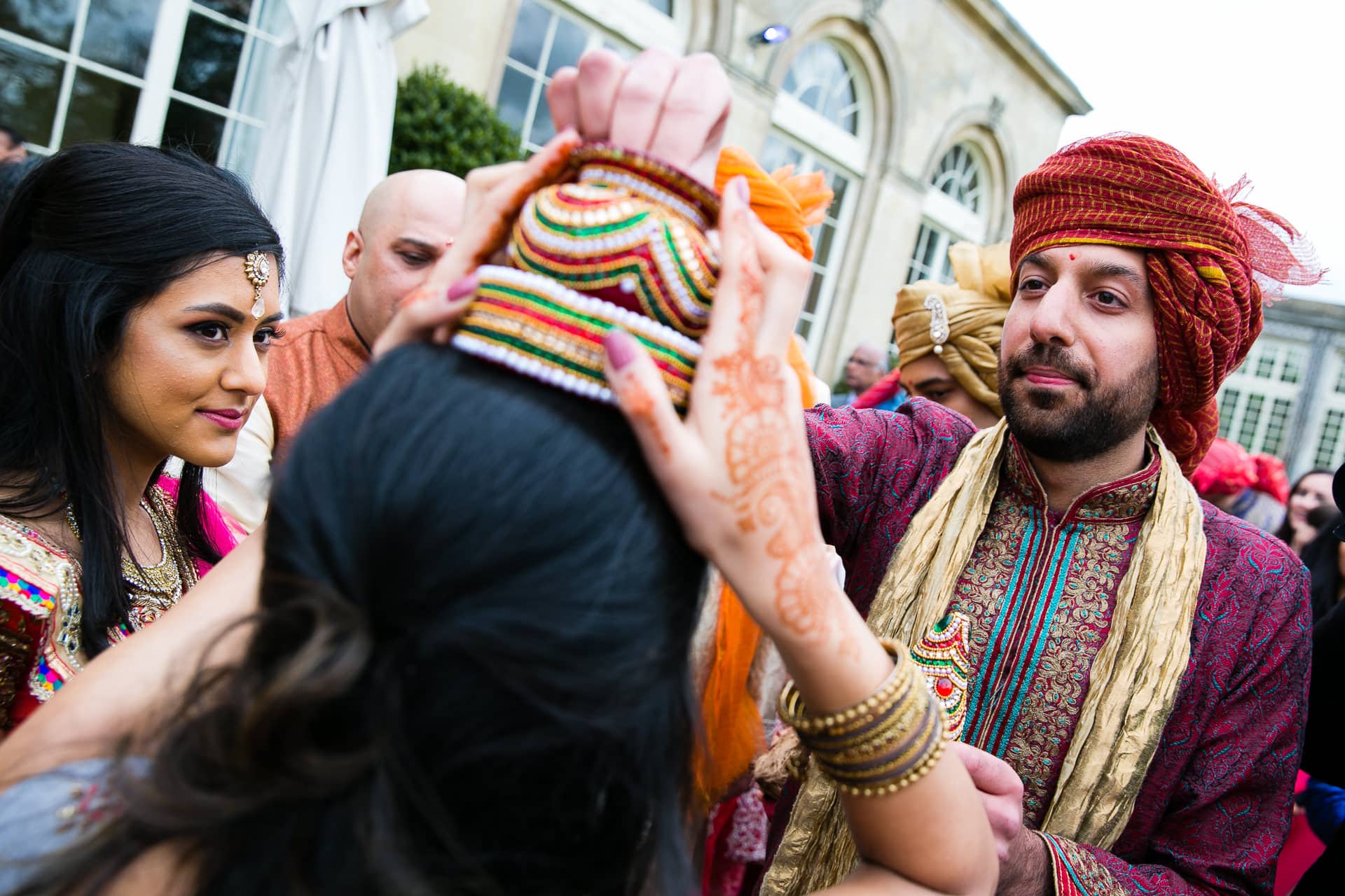 Asian Wedding welcoming ceremony