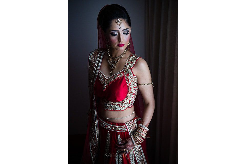 Asian Wedding Bridal Portrait