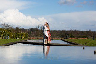 Asian Wedding Portrait by Sanjay D Gohil taken at The Grove, in Watford Hertfordshire