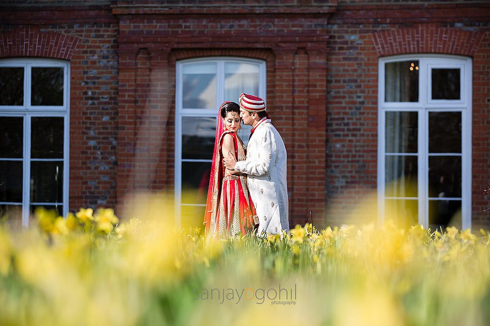 Asian Wedding Portrait by Sanjay D Gohil taken at The Grove, in Watford Hertfordshire