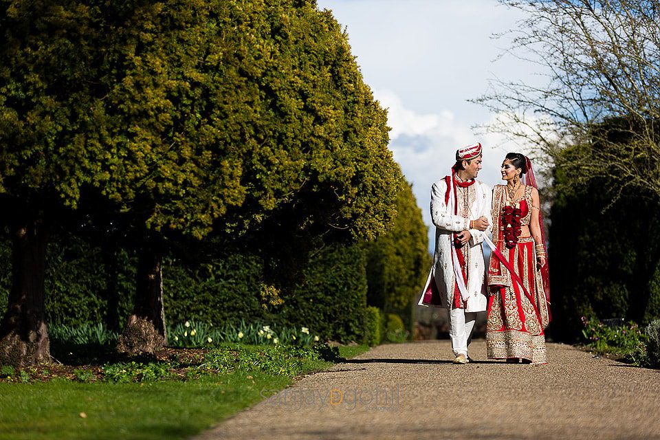 Asian Wedding Portrait by Sanjay D Gohil taken at The Grove, in Watford Hertfordshire