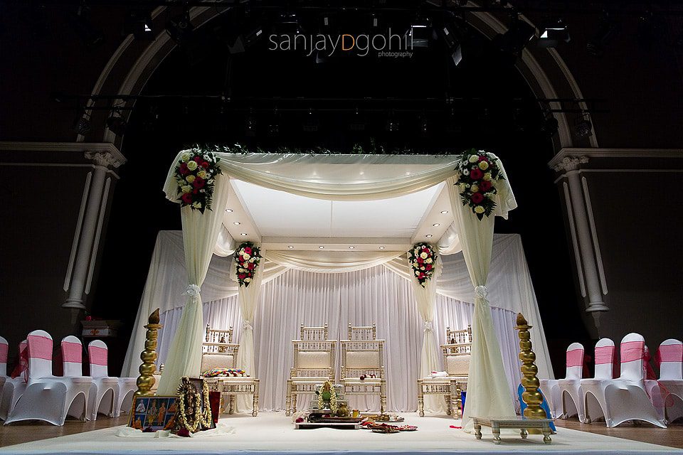 Imperial Wedding Mandap at Ealing Town Hall Hindu Wedding