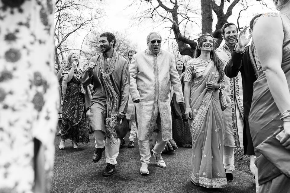 Groom's family arrival