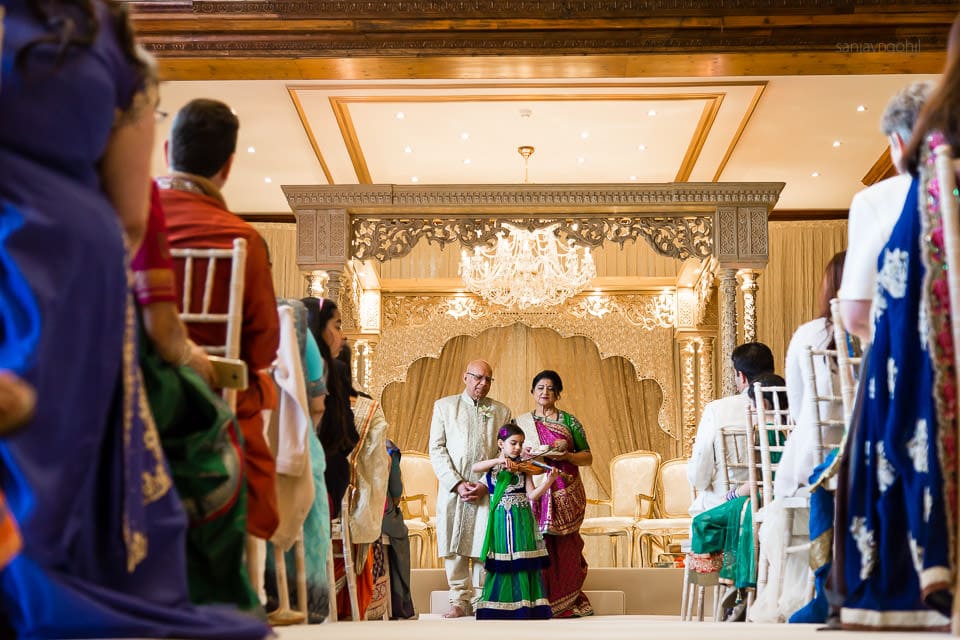 Beginning of Hindu Wedding