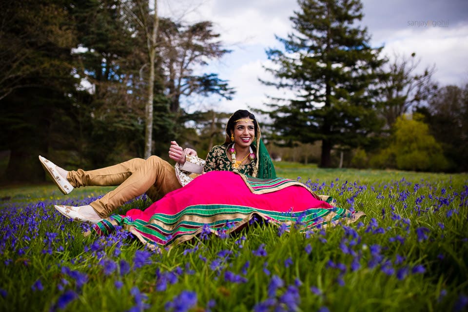 Asian Wedding Portrait at Hedsor House