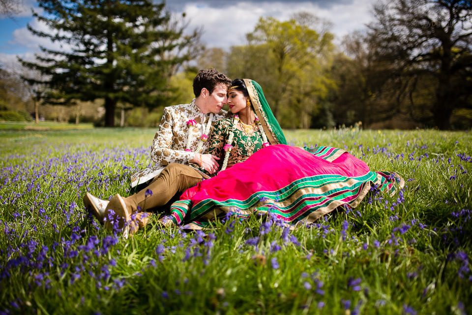 Asian Wedding Portrait at Hedsor House