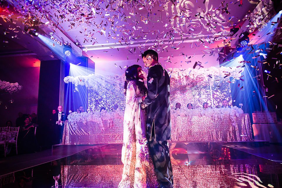 First dance at Hilton Syon Park asian wedding