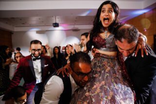 Fairmont hotel wedding reception photographer