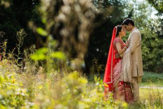 Asian wedding portrait at Meridian Grand, London