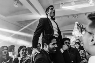 Wedding reception party at Meridian grand