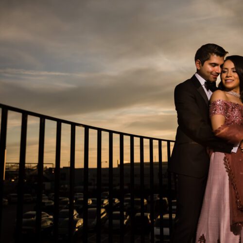 Sunset portrait at Meridian Grand in London