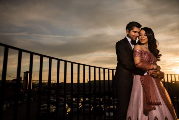 Sunset portrait at Meridian Grand in London