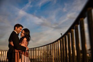 Sunset portrait at Meridian Grand in London