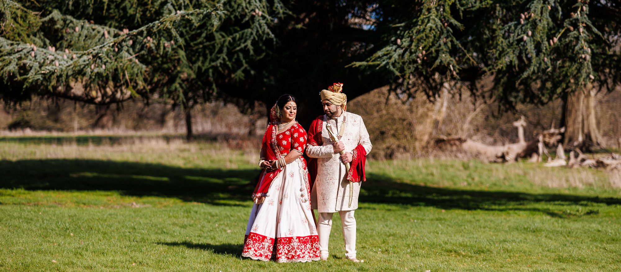 Rupal and Neil’s Hindu wedding celebrations at Offley Place