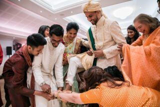 Hindu groom's wedding shoes getting stolen