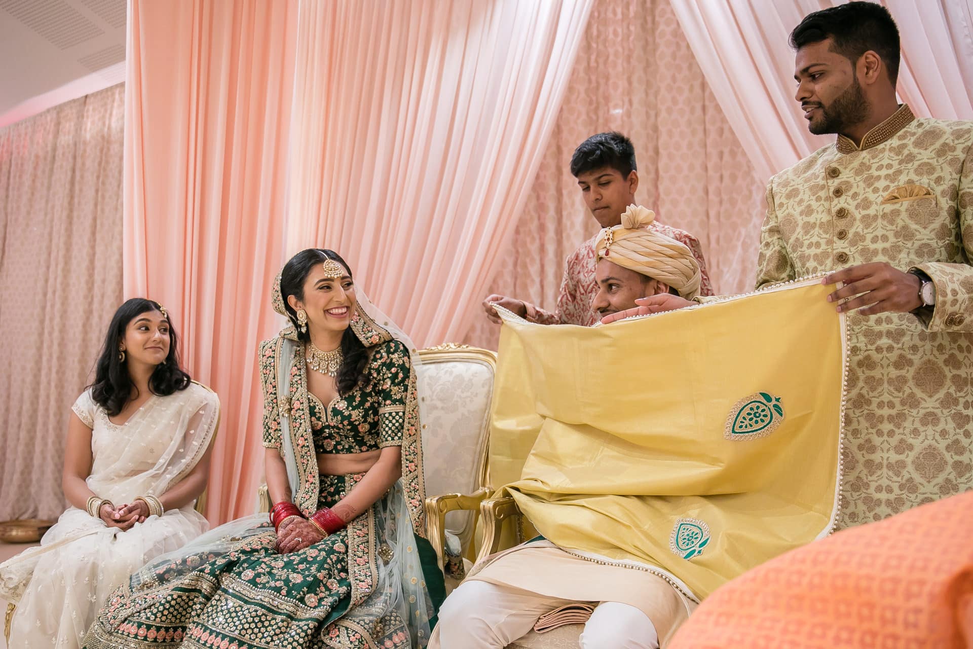 Hindu Wedding first look