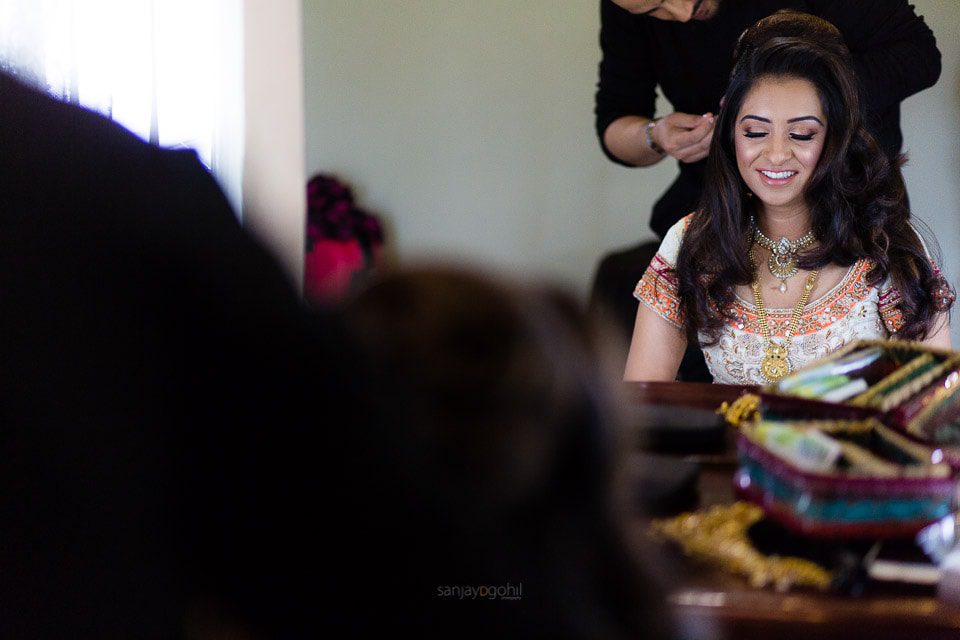 Asian Wedding Bride getting ready by Dil Matharu